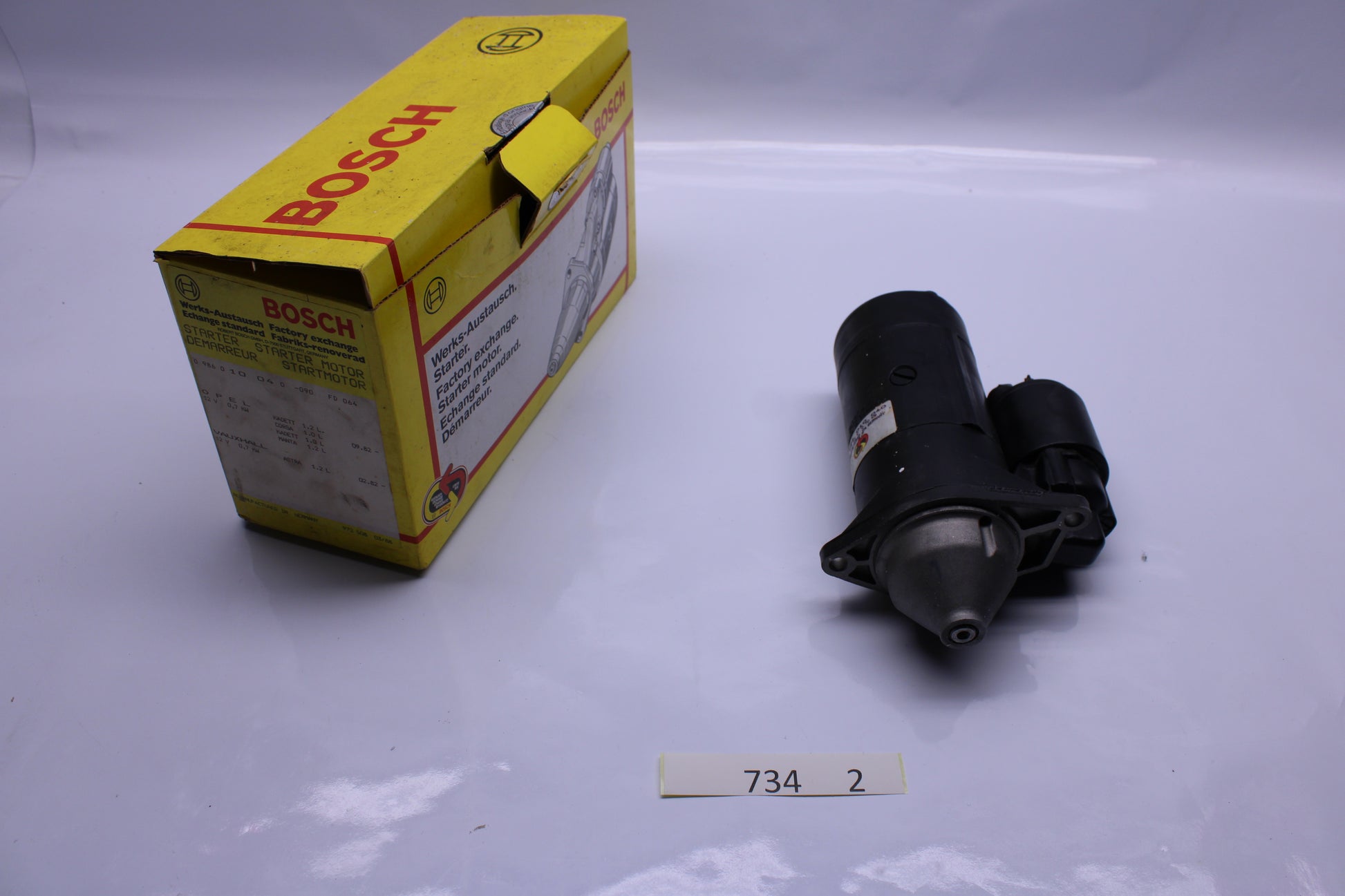 Original Opel Kadett / Manta 1,2l Bosch Anlasser NOS