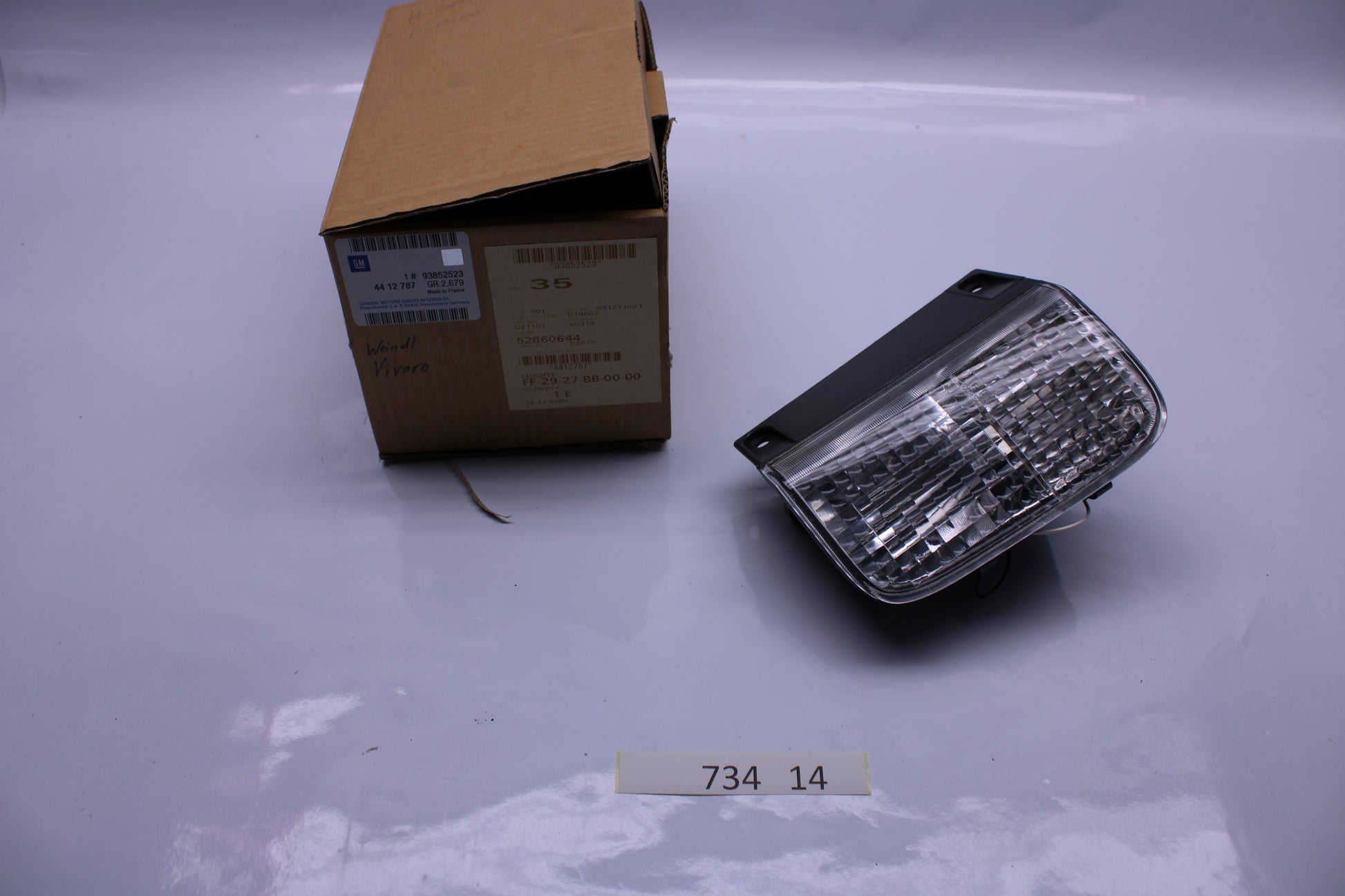 Original Opel Vivaro Blinker NOS
