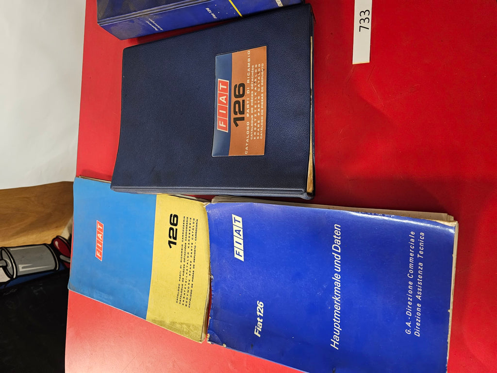 Fiat 126 Reparatur Anleitung Werkstatt Handbuch Ersatzteil Katalog
