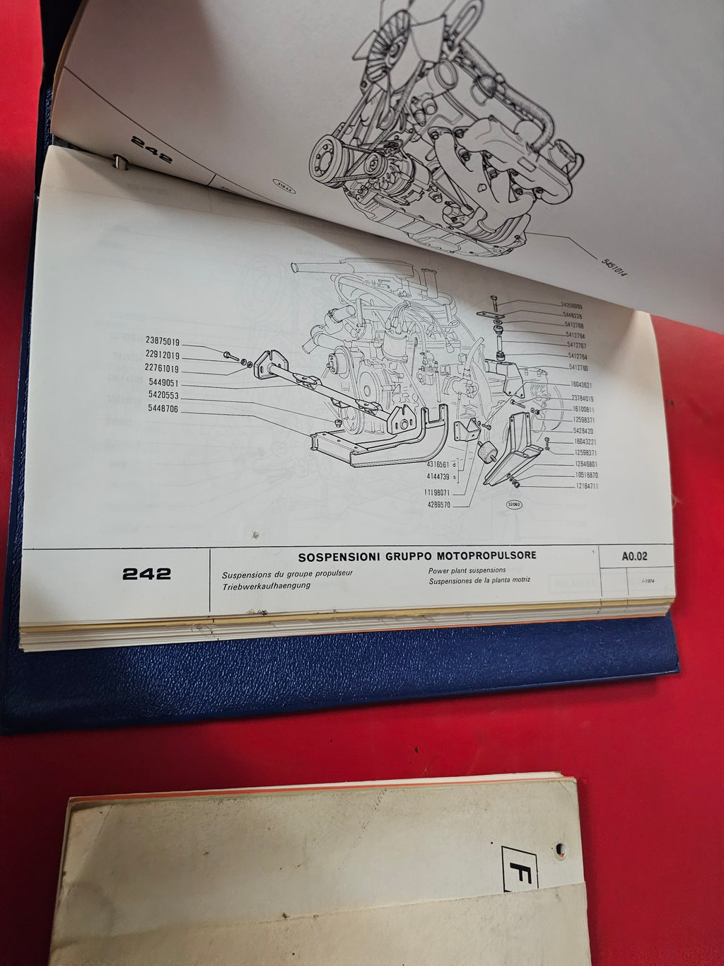 Fiat 243 Ersatzteil Katalog Werkstatt Handbuch