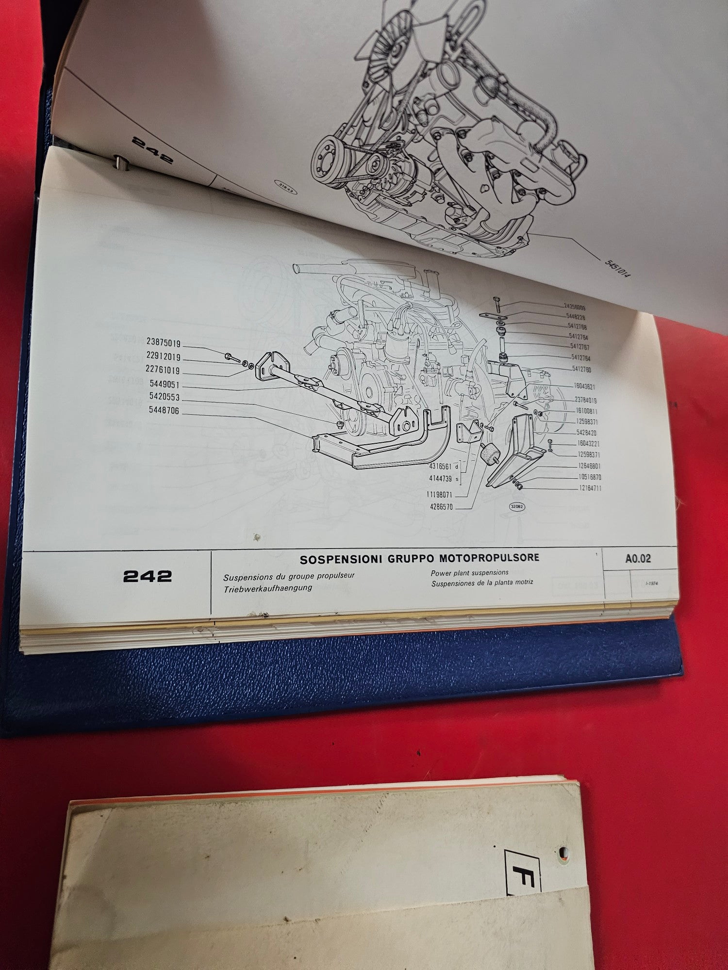 Fiat 243 Ersatzteil Katalog Werkstatt Handbuch
