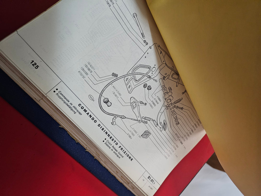 Fiat 125 Reparaturanleitung Werkstatt Handbuch Ersatzteil Katalog