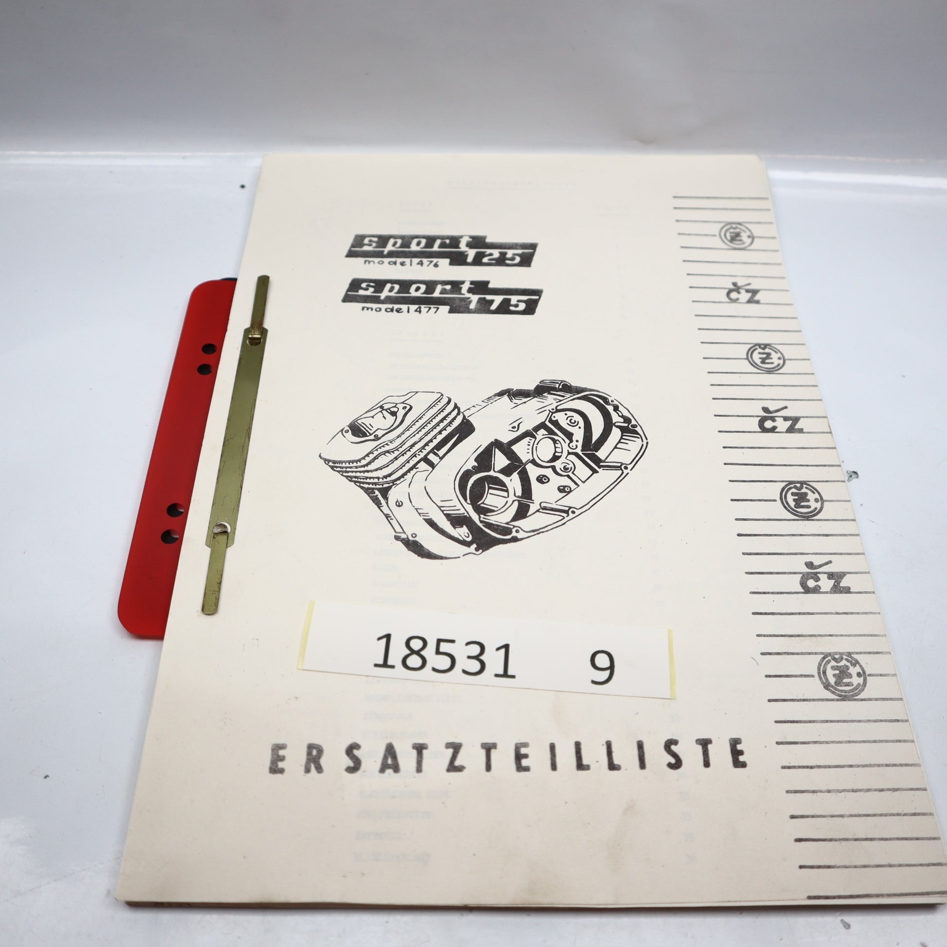 Garelli Sport 125 Motor Ersatzteilliste
