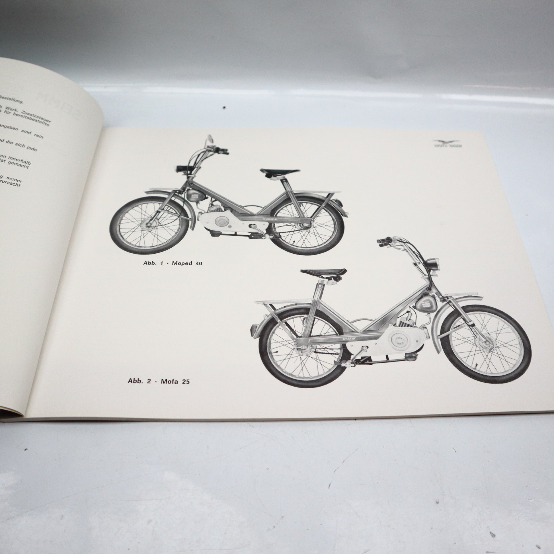 Moto Guzzi Trotter Mofa Ersatzteil Katalog