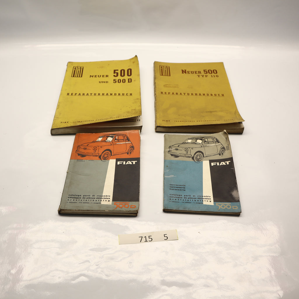 Original Fiat 500 Ersatzteilkatalog Reparatur Handbuch