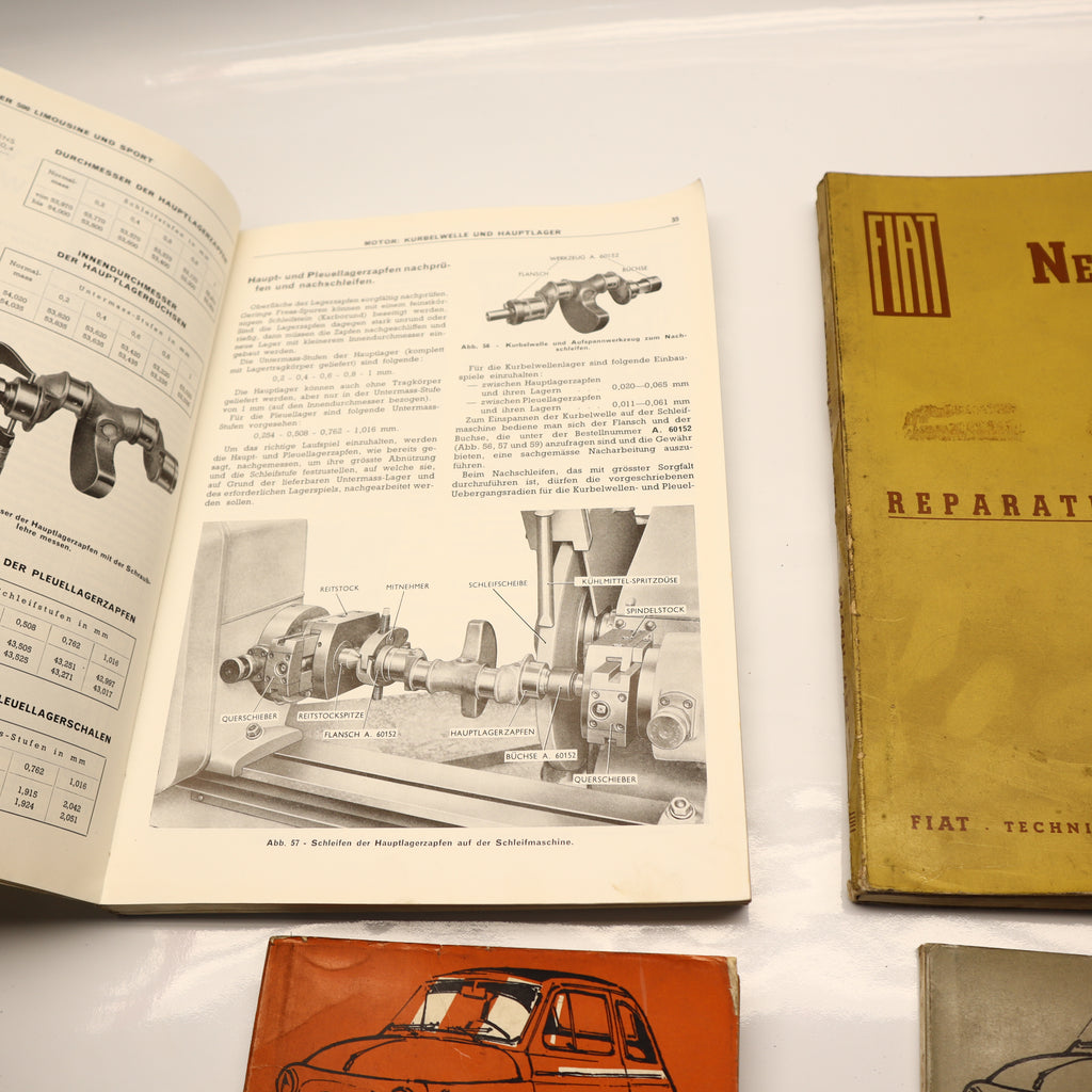 Original Fiat 500 Ersatzteilkatalog Reparatur Handbuch
