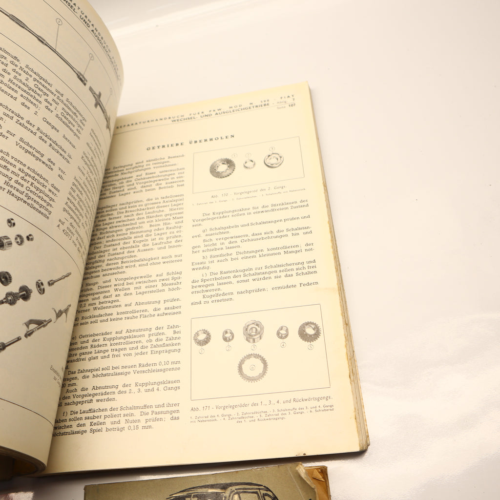 Original Fiat 500 Ersatzteilkatalog Reparatur Handbuch