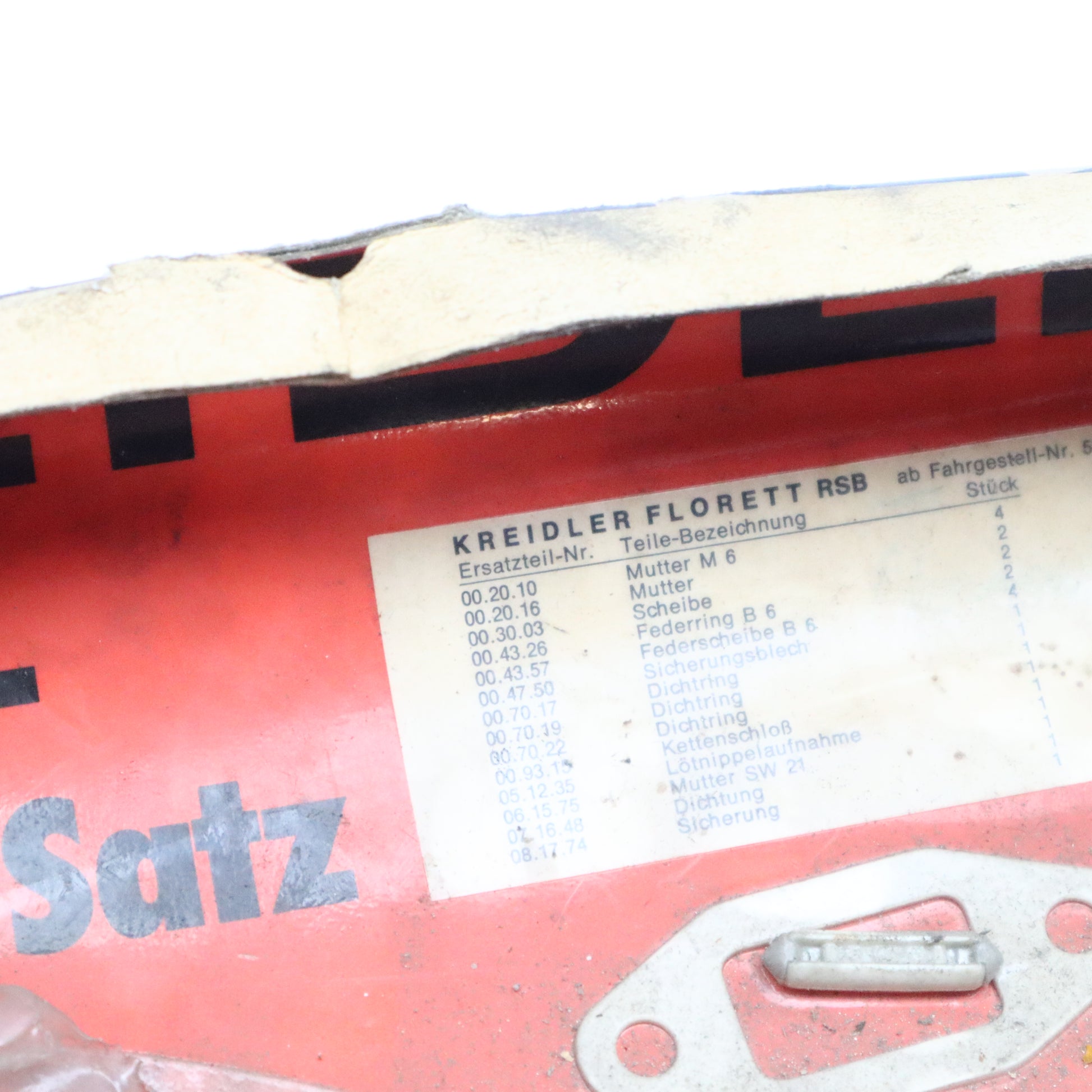 Original Kreidler Florett RS Motor Dichtungen Dichtsatz NOS