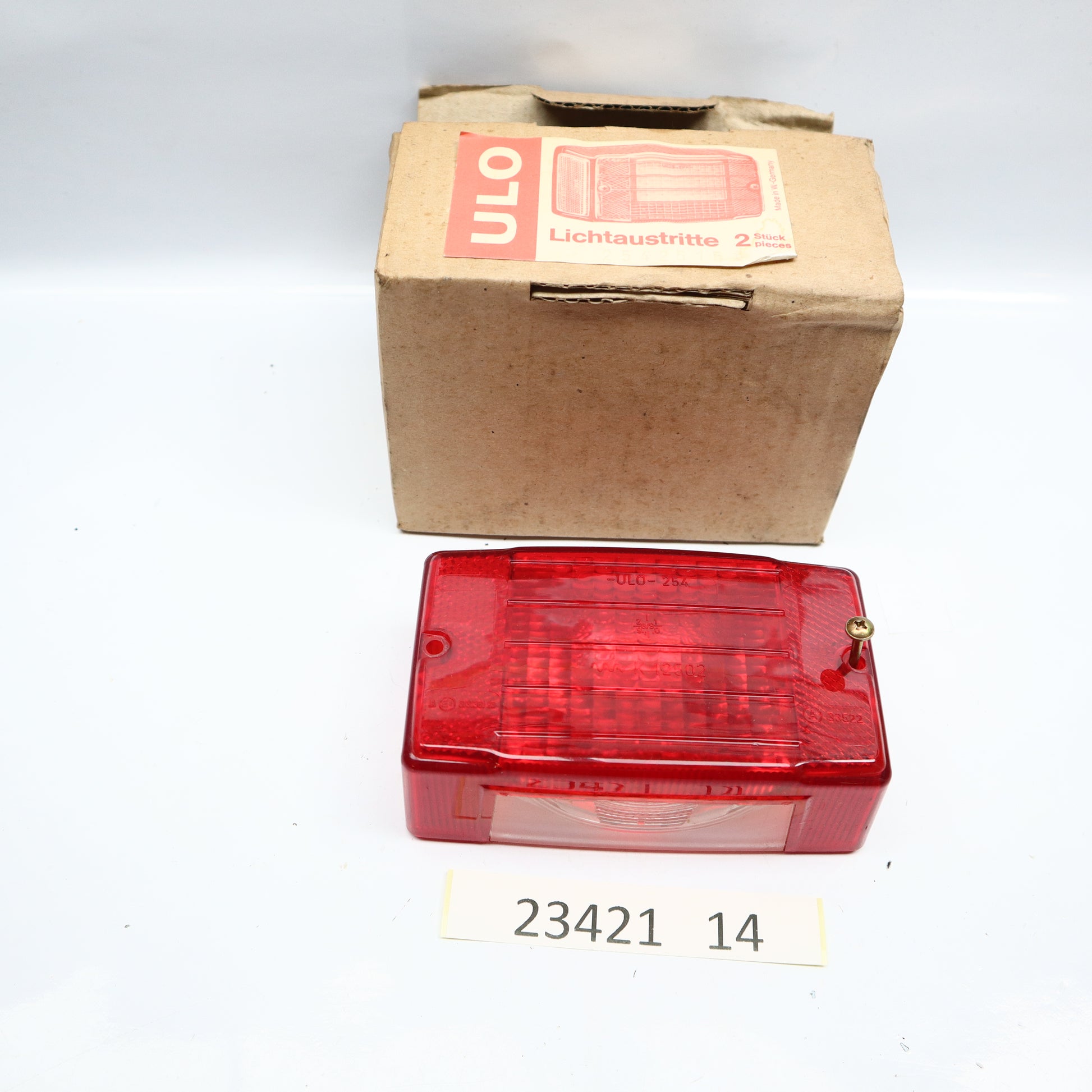 Original Hercules / Kreidler / Zündapp ULO 254 Rücklicht Glas NOS