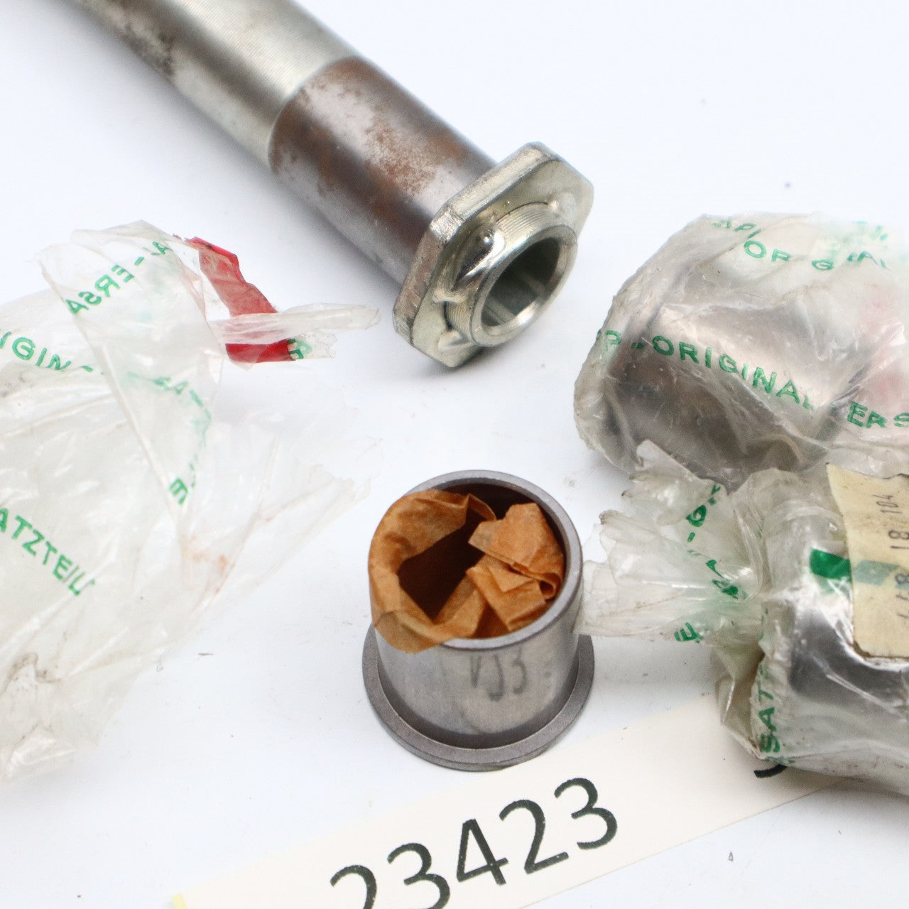 Original Zündapp KS 80 Hinterradschwinge Lager Buchsen Achse NOS