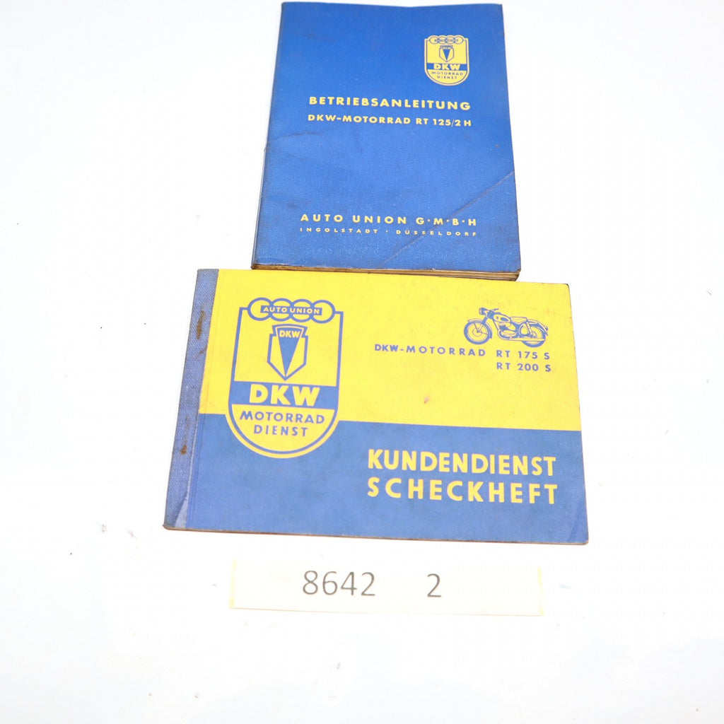 DKW RT 175 BEDIENUNGSANWEISUNG KUNDENDIENST CHECKHEFT