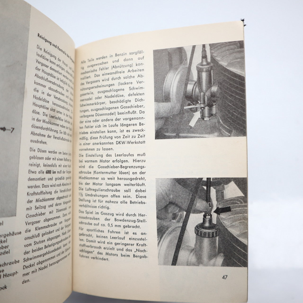 DKW RT 175 BEDIENUNGSANWEISUNG KUNDENDIENST CHECKHEFT