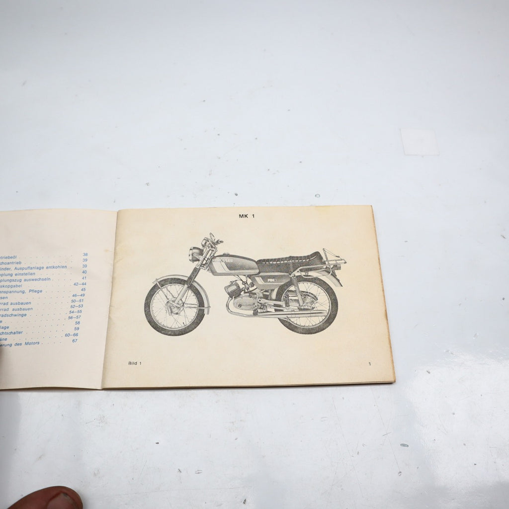 HERCULES K 50 / MK 1 BETRIEBSANLEITUNG