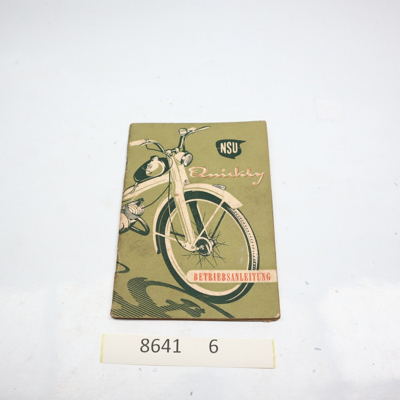 NSU QUICKLY BETRIEBSANLEITUNG