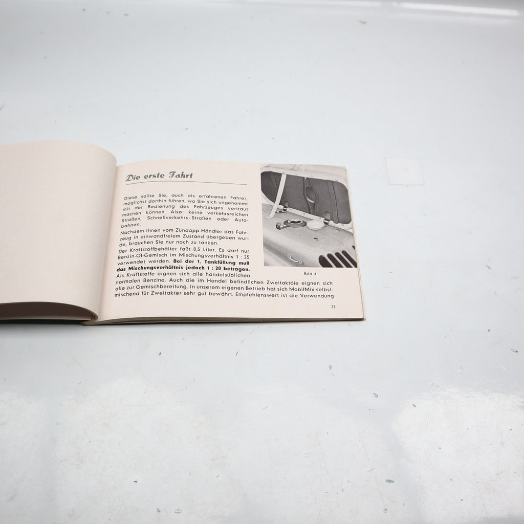 ZÜNDAPP BELLA R 151 R 201 BEDIENUNG UND PFELGE ANLEITUNG