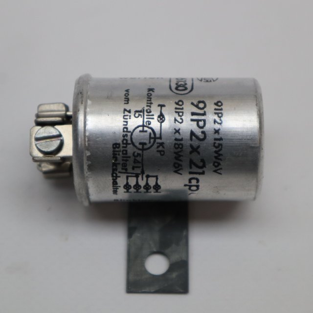 Hella Blinkerrelais 91P2*21cp 18w 6v NEU NOS